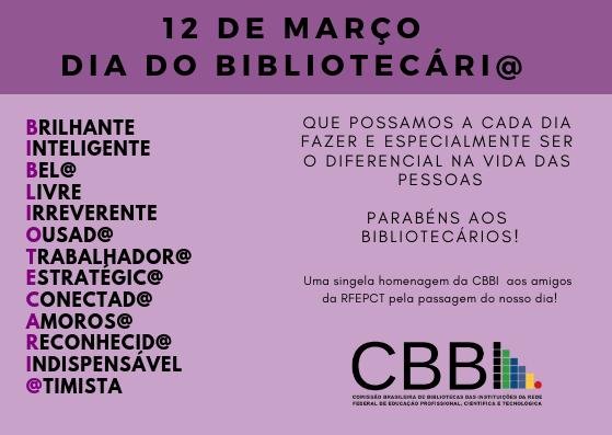 Parabéns, bibliotecári@s!